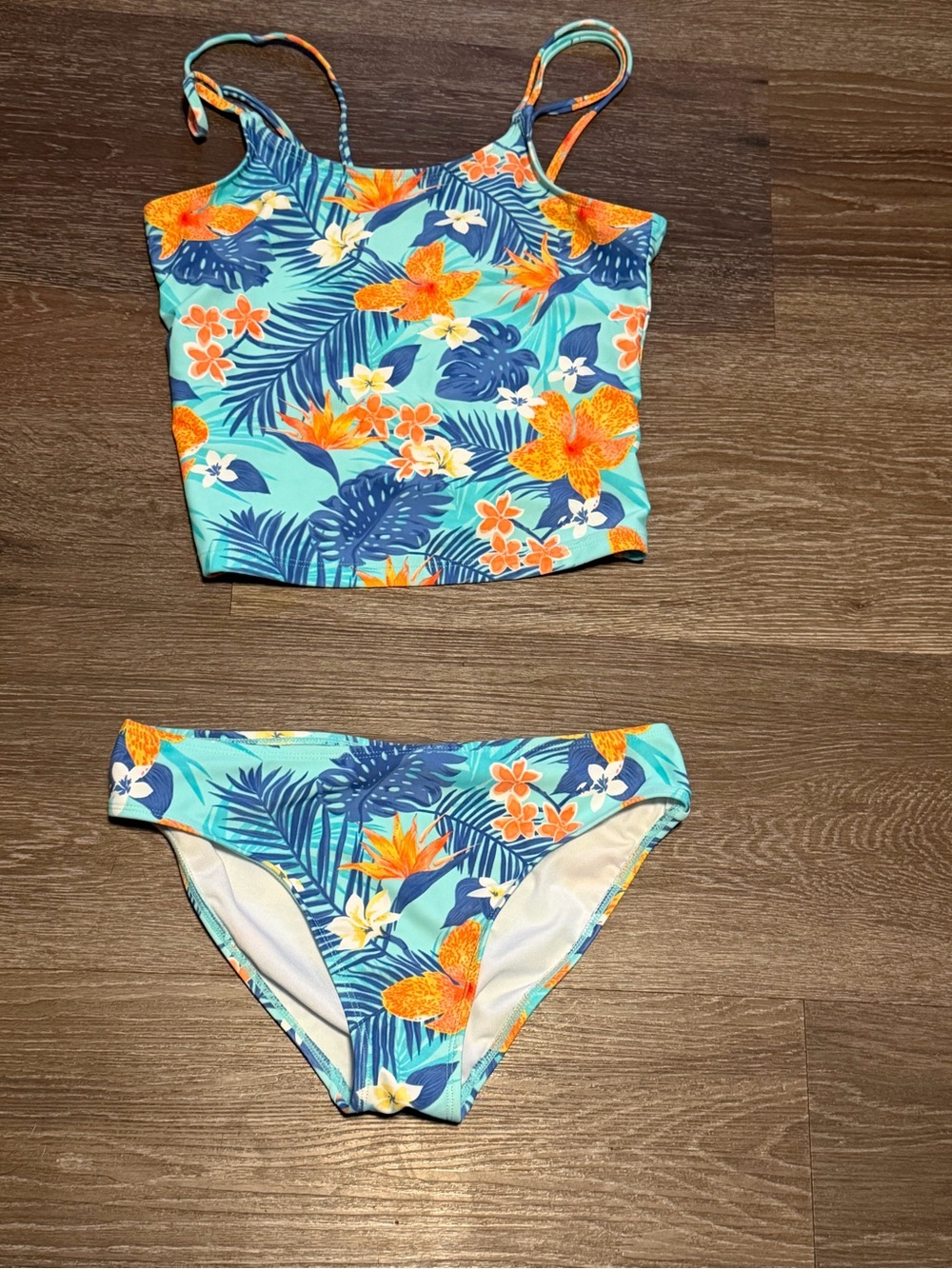 Y2K Tropical Floral Tankini Bikini Set 🏝️🌺 The Children’s Place